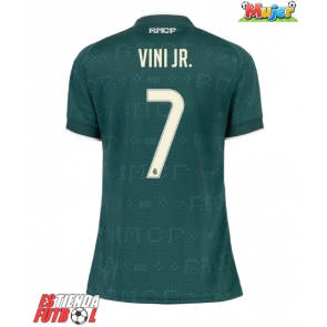 Real Madrid Vinicius Junior #7 Segunda Equipación Mujer 2026-27 Manga Corta